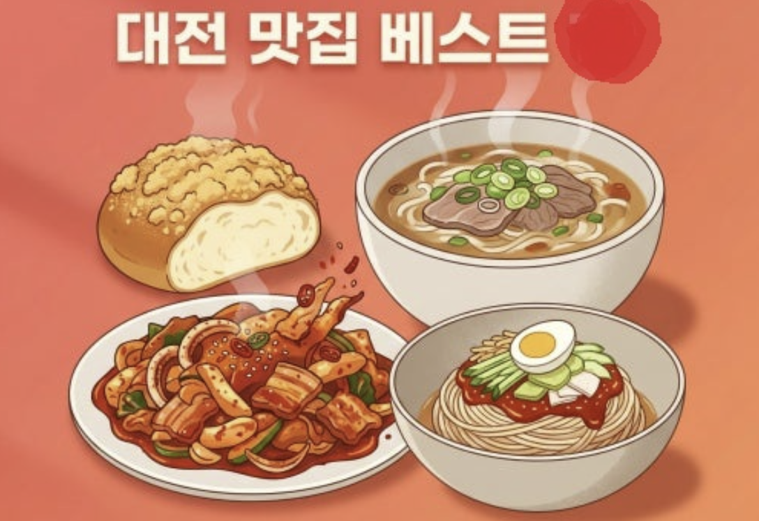 대전의 맛 3선 이미지