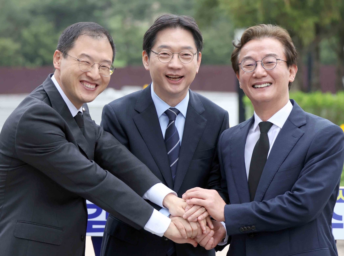 김상욱·김경수·전재수 “부울경 메가시티, 수도권 1극 체제 대응”