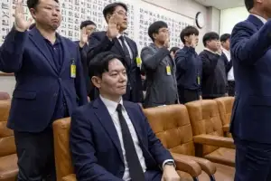 [포토] 국정조사 증인선서 거부하는 박상용 검사