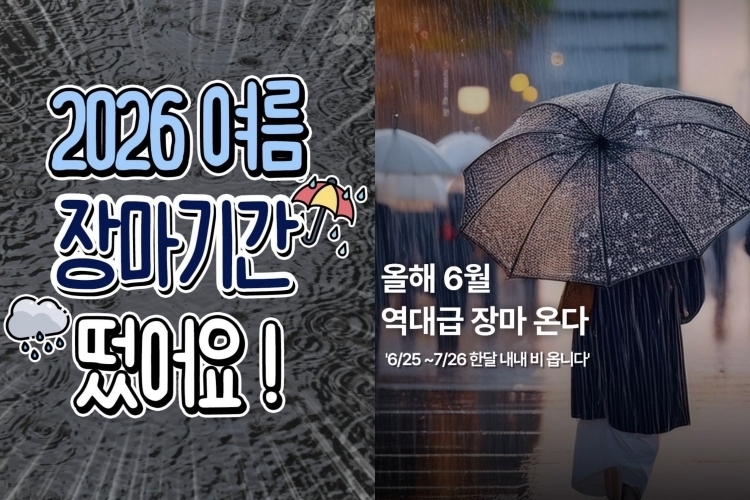 최근 소셜미디어(SNS)에서 올해 장마 기간과 관련한 가짜뉴스(사진)가 확산하면서 기상청이 주의를 당부했다. 인스타그램 캡처