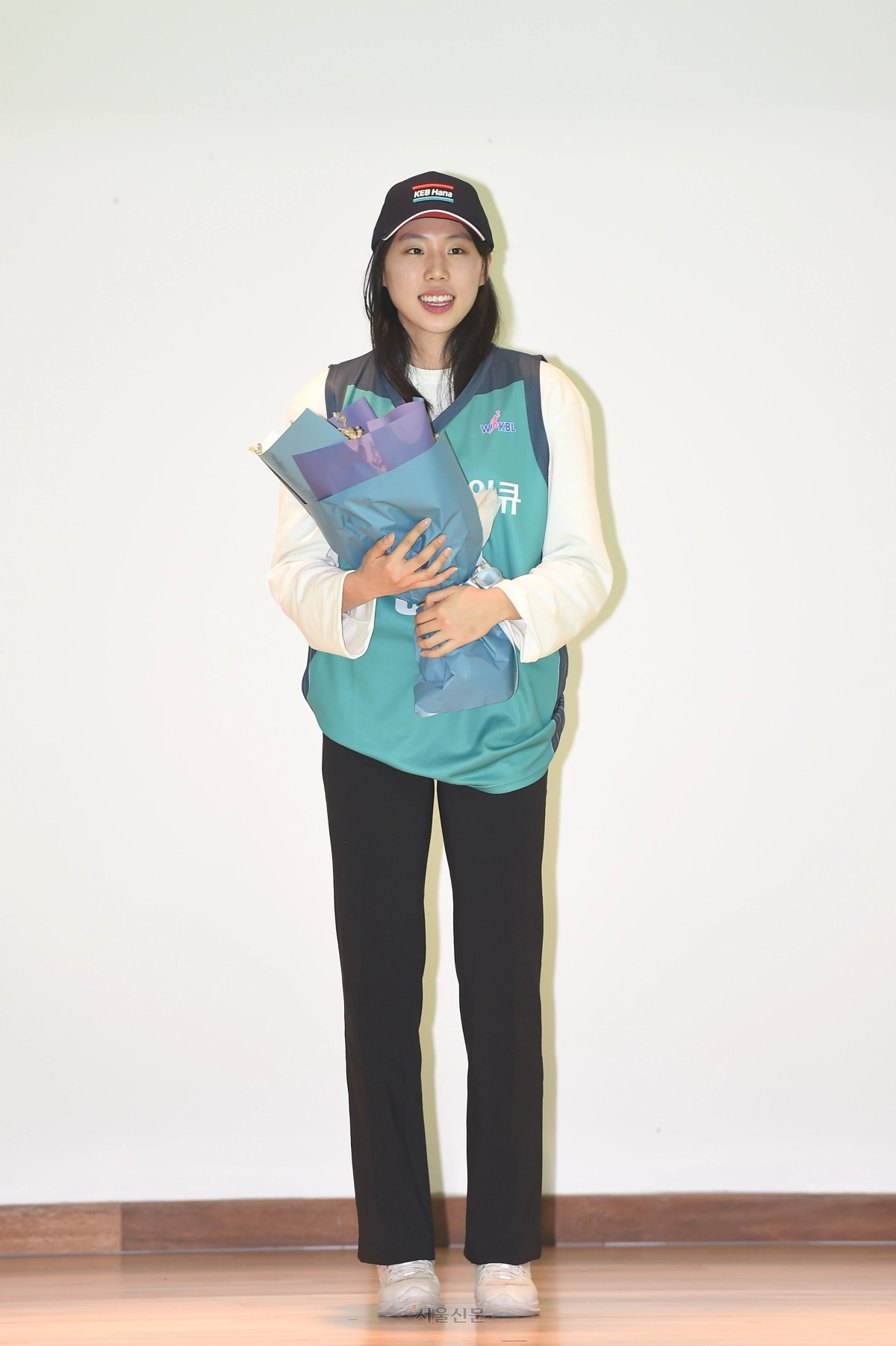 2019~20 WKBL 신입선수 선발회에서 하나원큐(현 하나은행)에 지명된 강유림. 2020.1.9 WKBL 제공