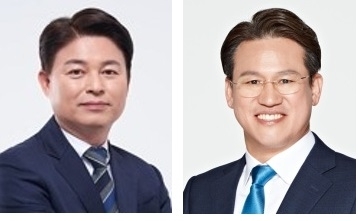오는 18일 민주당 부천시장 결선 투표를 앞두고 있는 조용익(왼쪽) 후보와 서진웅 후보