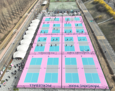 ‘한강공원 광나루 피클볼장’ 전경. 와우매니지먼트그룹 제공