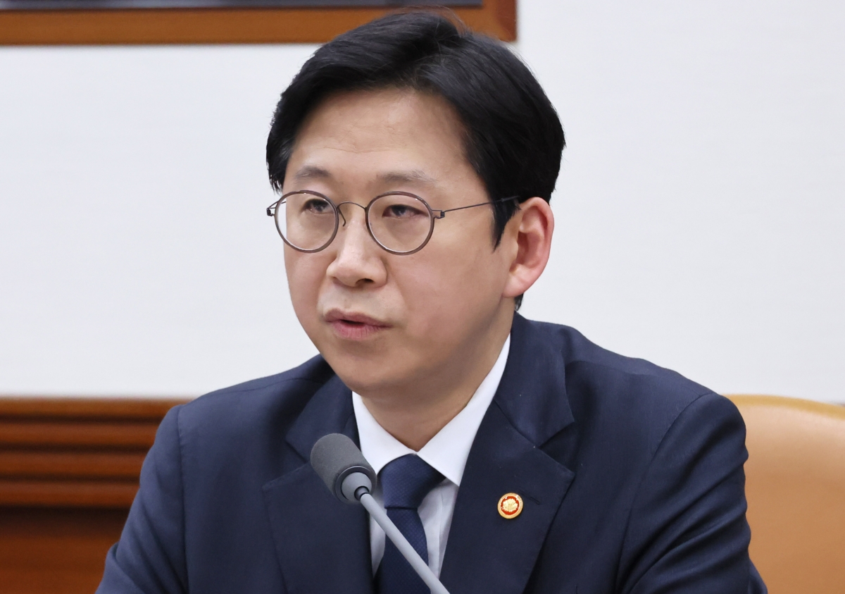 배경훈 부총리 겸 과학기술정보통신부 장관이 16일 서울 종로구 정부서울청사에서 열린 제7회 과학기술관계장관회의에서 발언하고 있다. 연합뉴스