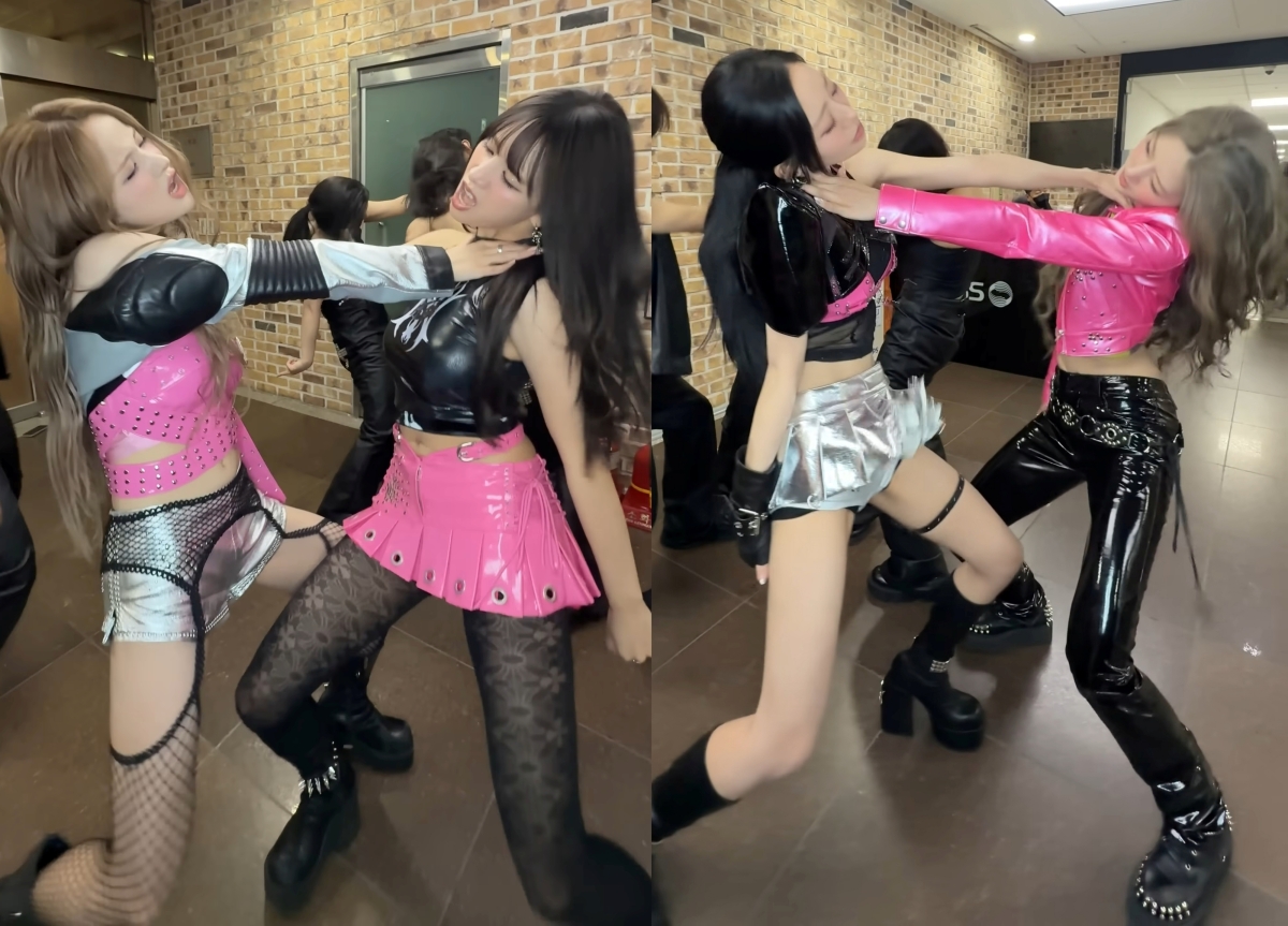 지난 10일 공개된 키스오브라이프 ‘후 이즈 쉬’ 댄스 챌린지. 유튜브 ‘KISS OF LIFE’ 영상 캡처