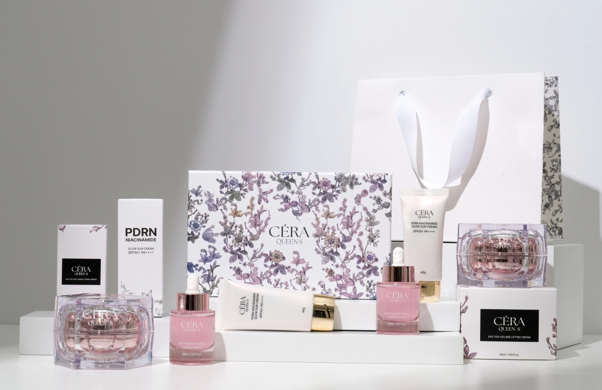 SMP인터내셔널이 개발해 판매중인 피부관리 기능성 화장품 세라퀸즈 시리즈