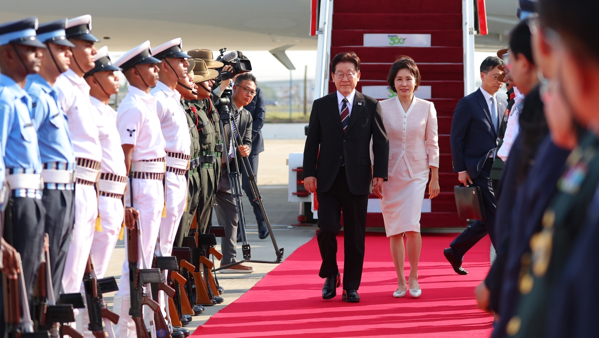 인도 국빈 방문한 李 대통령