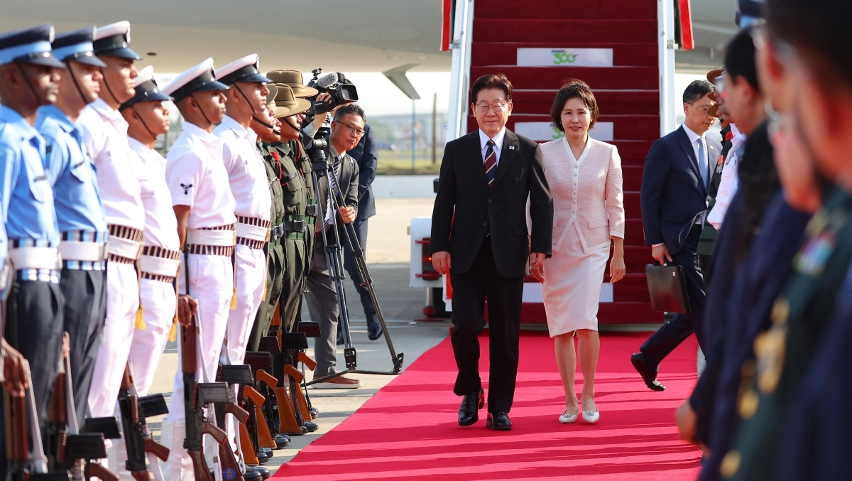 인도 국빈 방문한 李 대통령