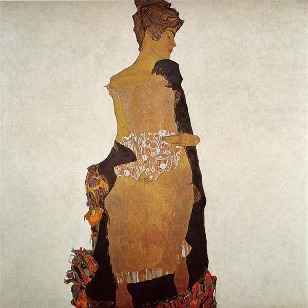 ‘게르티 실레의 초상’(1909), 뉴욕 현대미술관 소장