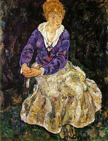 ‘예술가의 아내’(1918), 벨베데레 빈 오스트리아 소장.