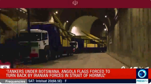 이란 혁명수비대가 미사일과 드론 발사대를 보충 중이라며 공개한 영상 캡처