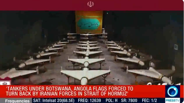 이란 혁명수비대가 미사일과 드론 발사대를 보충 중이라며 공개한 영상. 이란 국영방송 화면 캡처