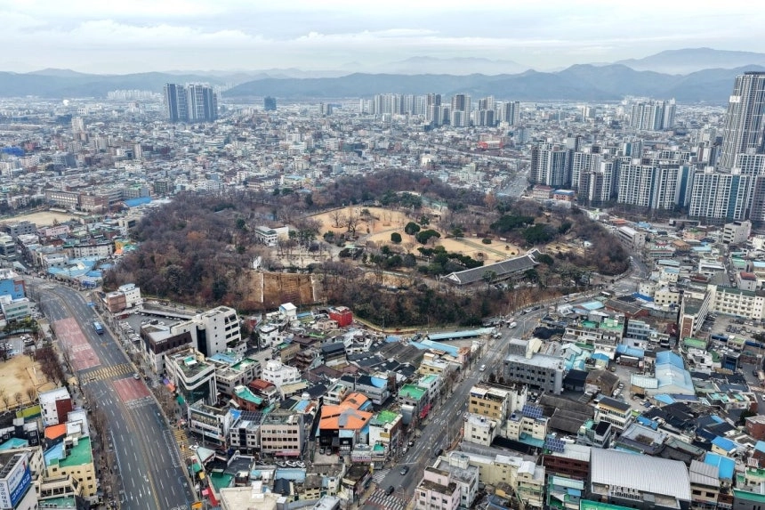 국가지정 문화유산 사적인 ‘대구 달성’ 전경. 대구시 제공