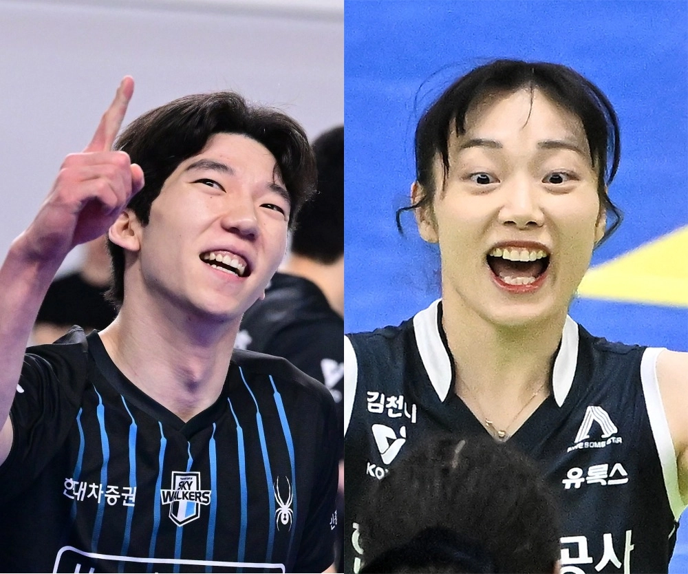 허수봉, 문정원. 한국배구연맹 제공