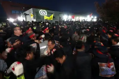 원청 교섭 투쟁 중 물류차·조합원 충돌… 1명 숨지고 3명 부상