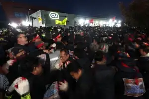 원청 교섭 투쟁 중 물류차·조합원 충돌… 1명 숨지고 3명 부상