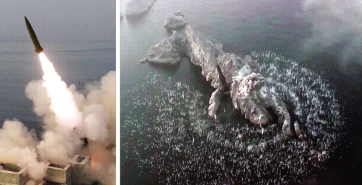 北 집속탄 시험 발사 도발