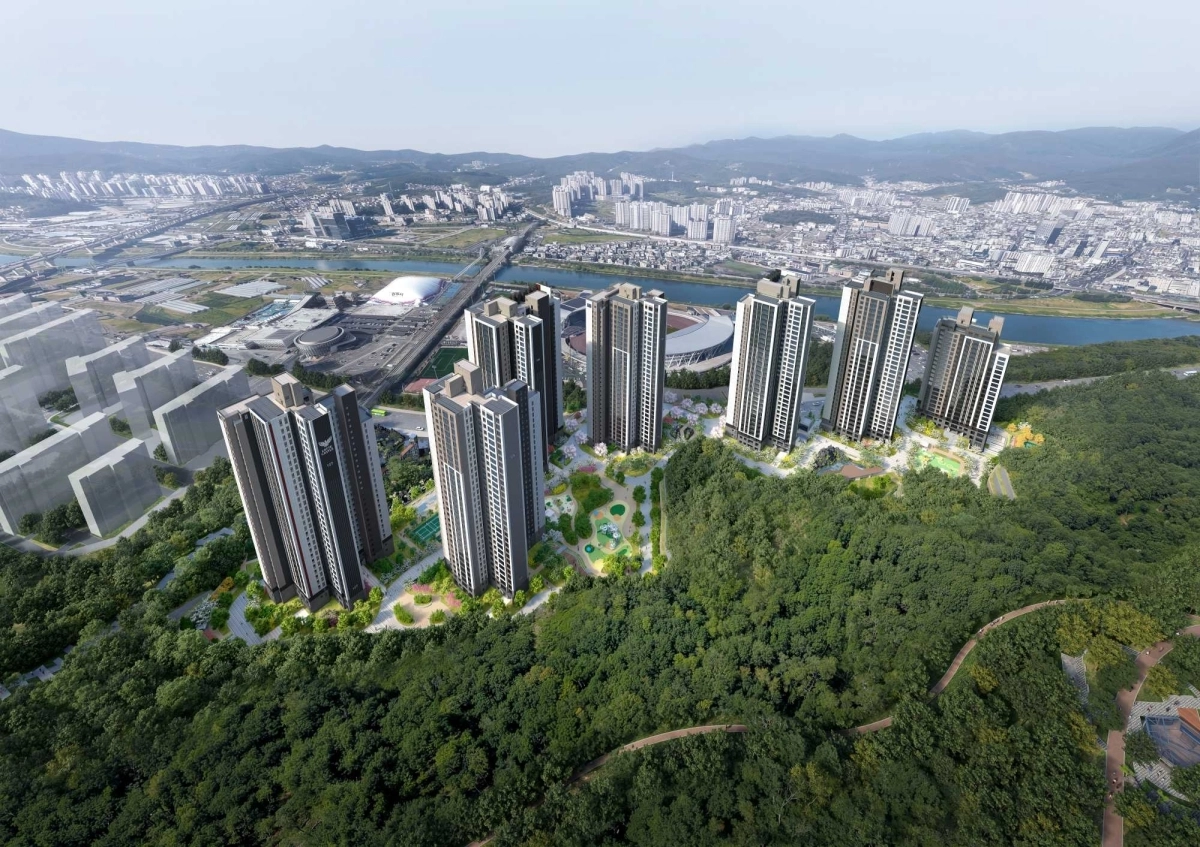 경기광주역 롯데캐슬 시그니처 조감도. 롯데건설 제공