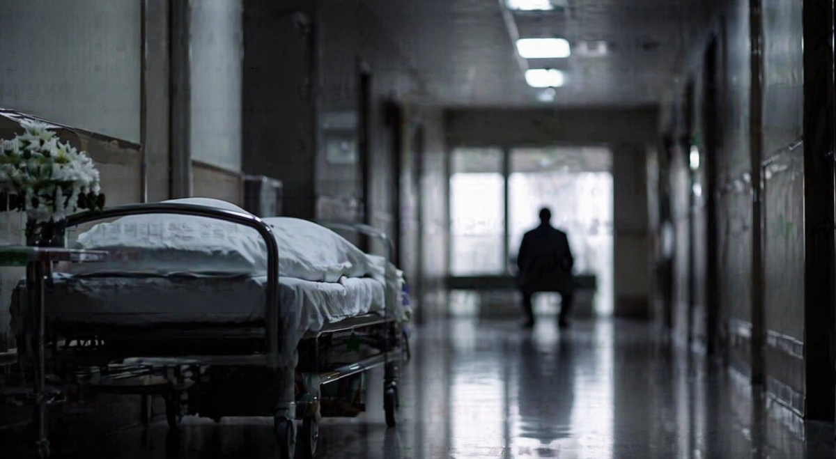 기사의 이해를 돕기 위한 영안실 AI 생성 이미지