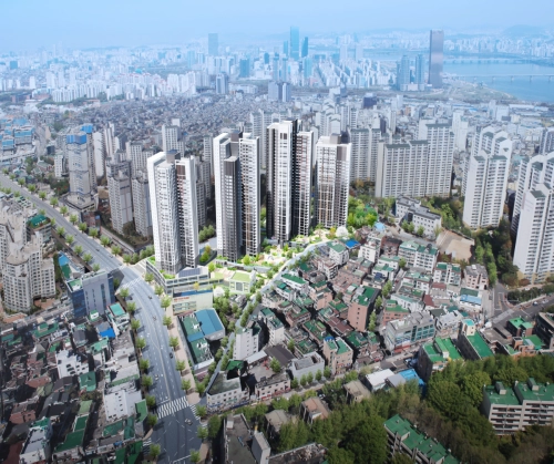 서울 동작구 상도동 힐스테이트 동작 시그니처 조감도.  서울시 제공