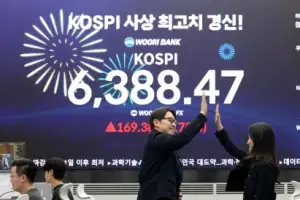 [포토] 코스피, 사상 최고치 돌파… 6388.47 마감