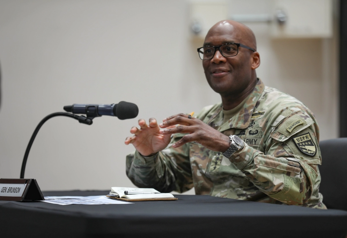 제이비어 브런슨 주한미군사령관. 주한미군 사령부 제공