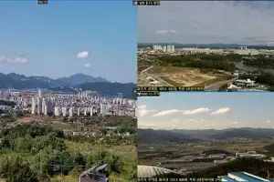 충주시 고층 아파트 옥상 CCTV로 재난감시한다