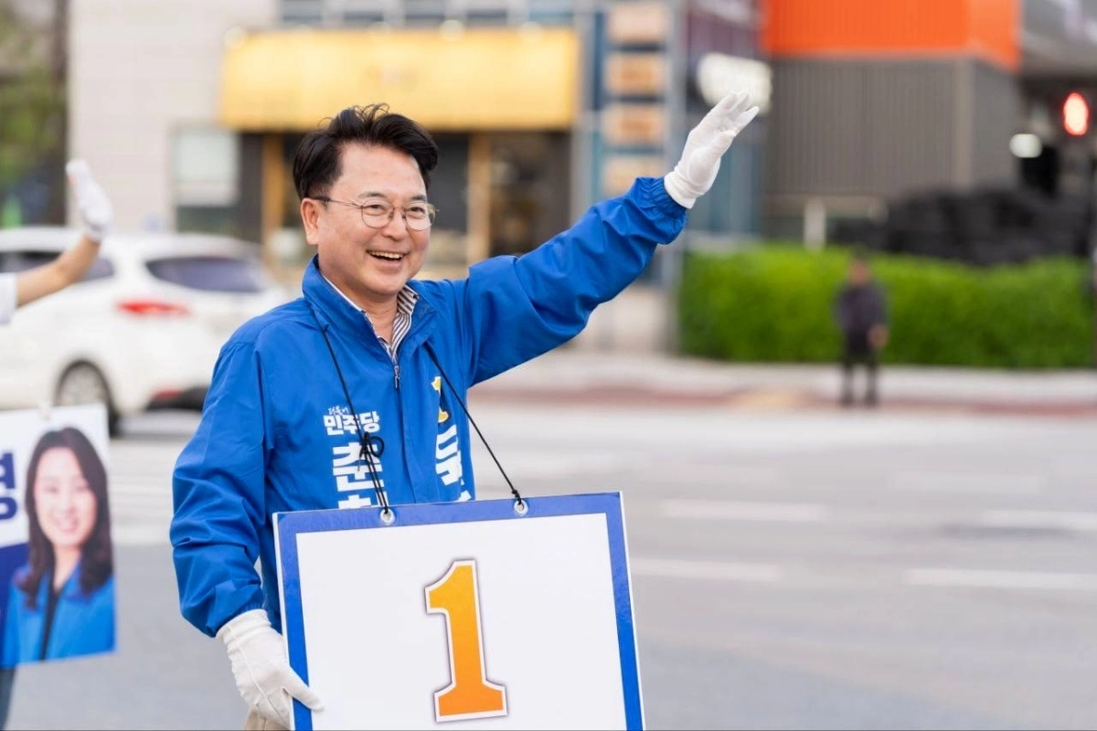 육동한 더불어민주당 춘천시장 후보. 육동한 캠프 제공