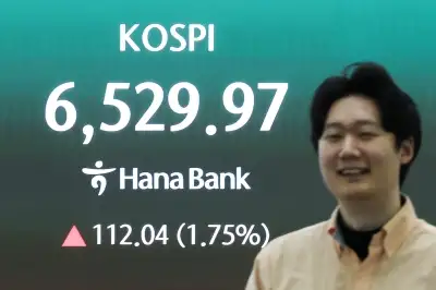 코스피 장중 6500 돌파…6400 뚫은 하루 만에 최고치 경신