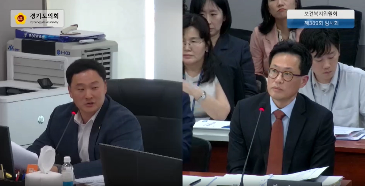고준호 의원이 23일 열린 2026년도 경기도 제1회 추가경정예산안 심의를 진행하고 있다.(사진=경기도의회)