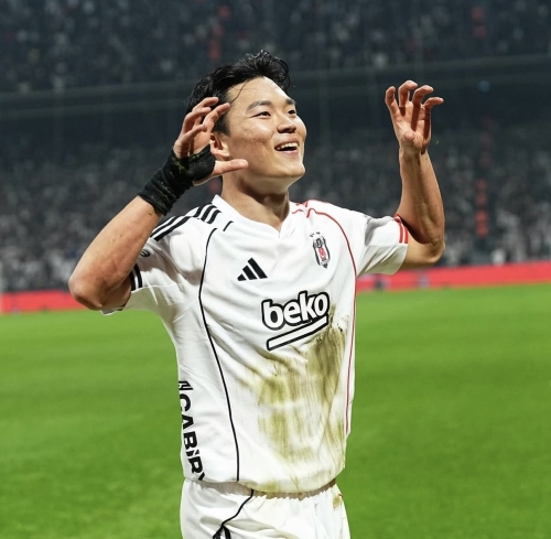 손흥민의 부진 속에 튀르키예 리그 베식타시 공격수 오현규는 대한민국 축구대표팀 최전방을 놓고 경쟁하고 있다. 인스타그램