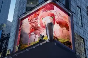 LG전자, 美 타임스스퀘어에서 멸종위기종 보호 캠페인
