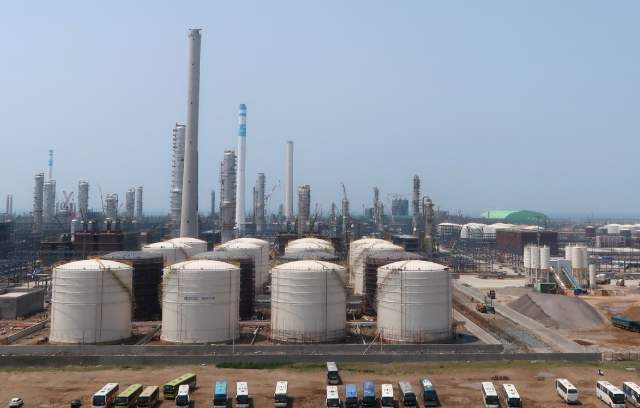 중국 헝리그룹 정유소. 로이터 연합뉴스