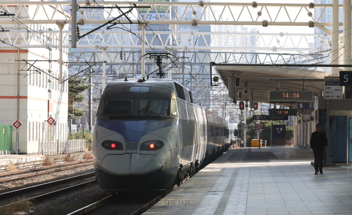 서울역 KTX 승강장. 2025.12.8 홍윤기 기자