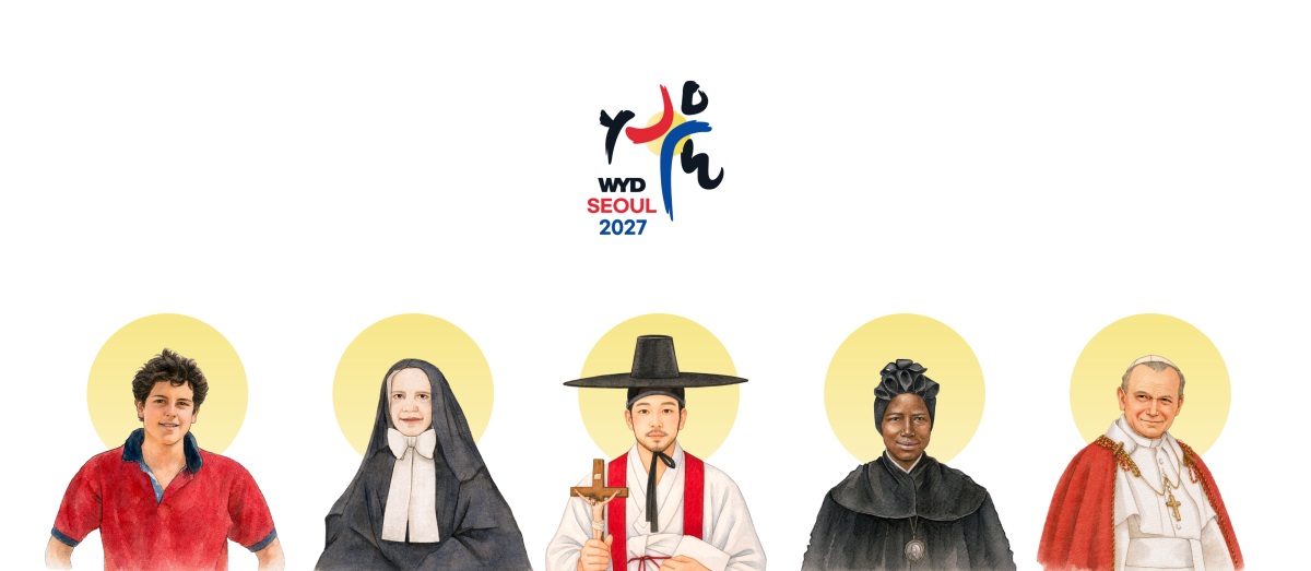 2027 서울 세계청년대회(WYD) 수호성인들. 천주교 서울대교구 제공.