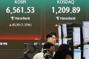 코스피 또 신고가…장중 6557.78포인트 찍어