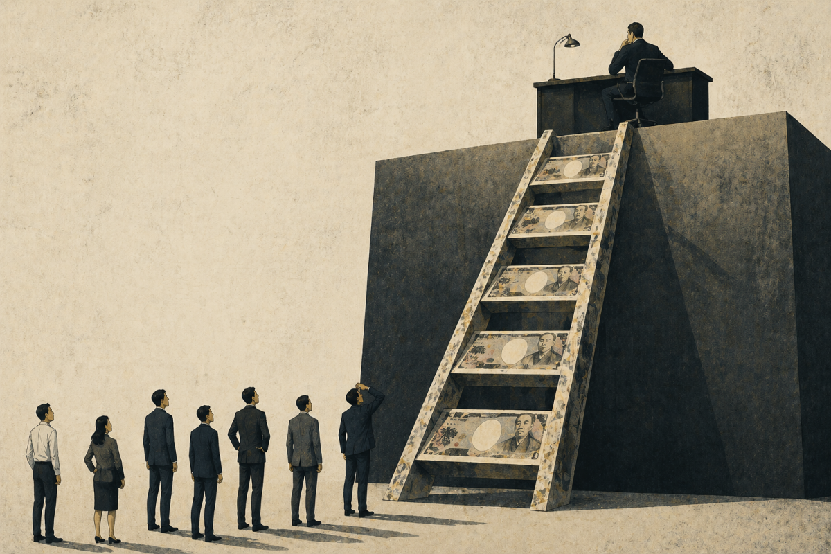 일본에서는 임금 인상이 젊은층에 쏠리면서 중견·베테랑층이 소외됐고, 책임 대비 보상 부족 인식이 확산되며 관리직 기피가 심화됐다. 챗 GPT생성