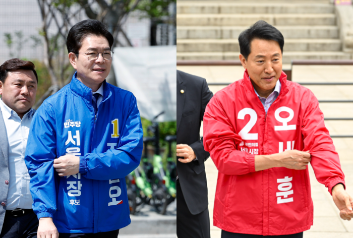 팔 걷어붙이는 서울시장 후보들