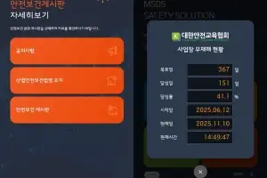 대한안전교육협회, MSDS 키오스크 기능 업데이트…현장 안전관리 강화