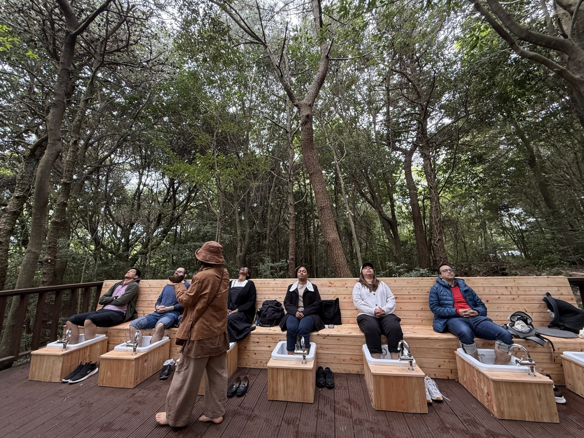 제주도는 28일 17개국 17명의 외국 외교관을 대상으로 ‘2026 외국 외교관 서귀포 치유의 숲 체험 프로그램’을 진행했다. 제주도 제공