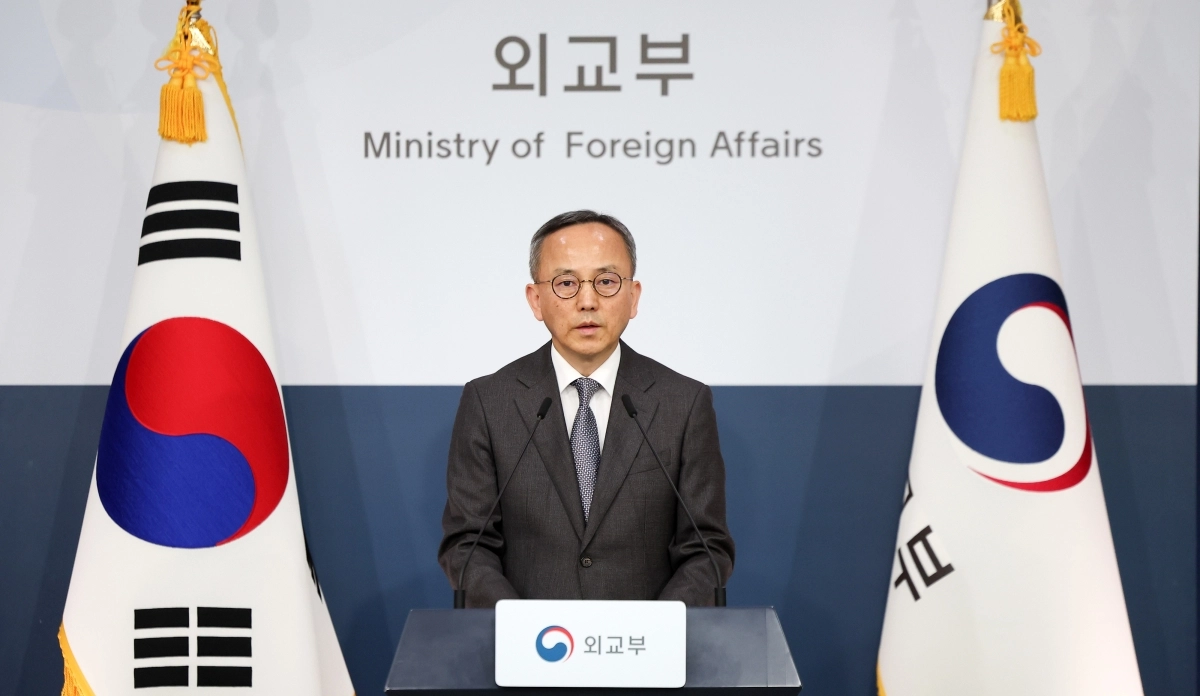 정례 브리핑하는 박일 외교부 대변인
