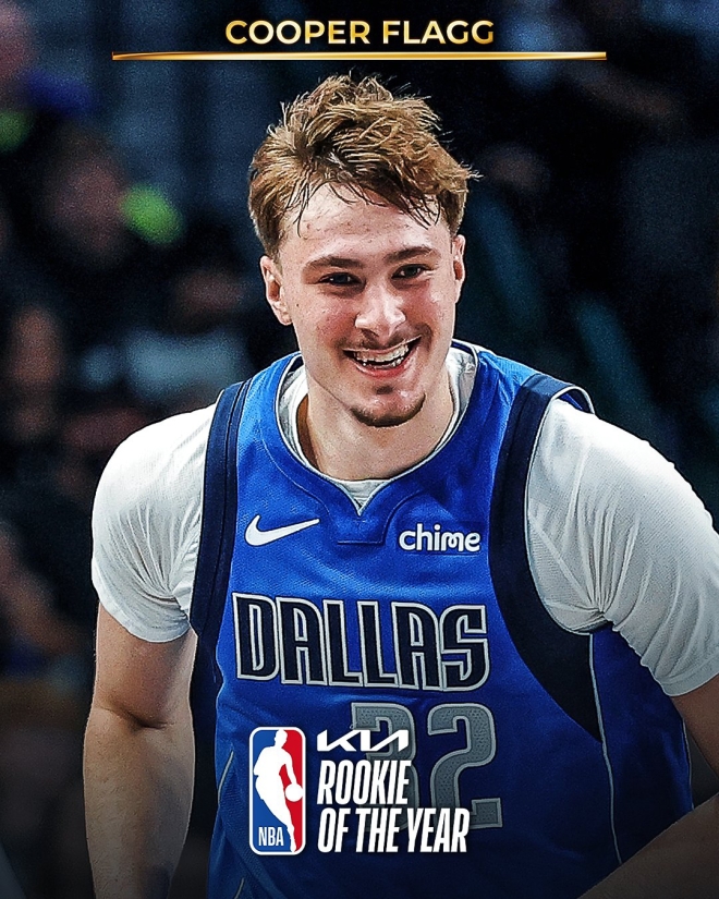 NBA 신인왕 플래그… 美 백인 로망 이뤘다