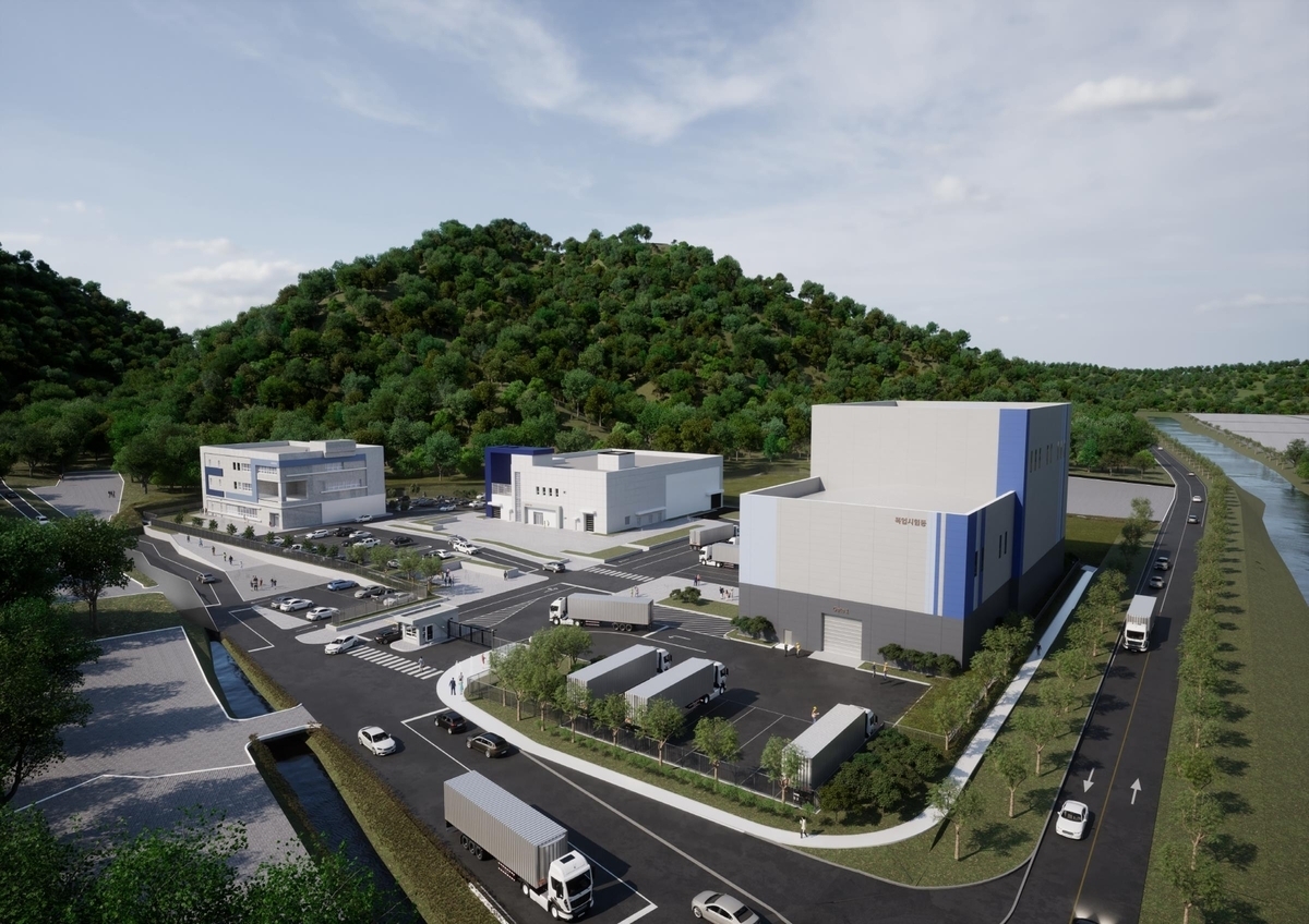 오는 2029년 로봇실증센터가 들어설 경북 경주시 양남면 나산리 중수로해체연구소 조감도. 경주시 제공