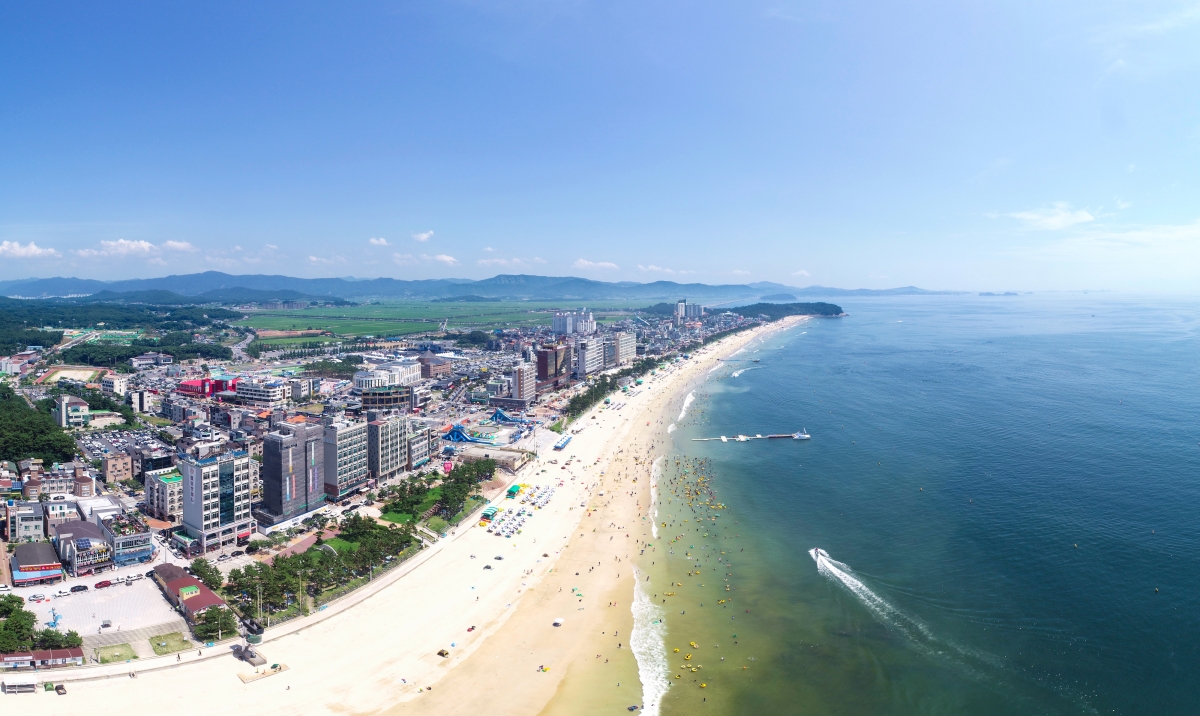 충남 보령 대천해수욕장 전경. 보령시 제공