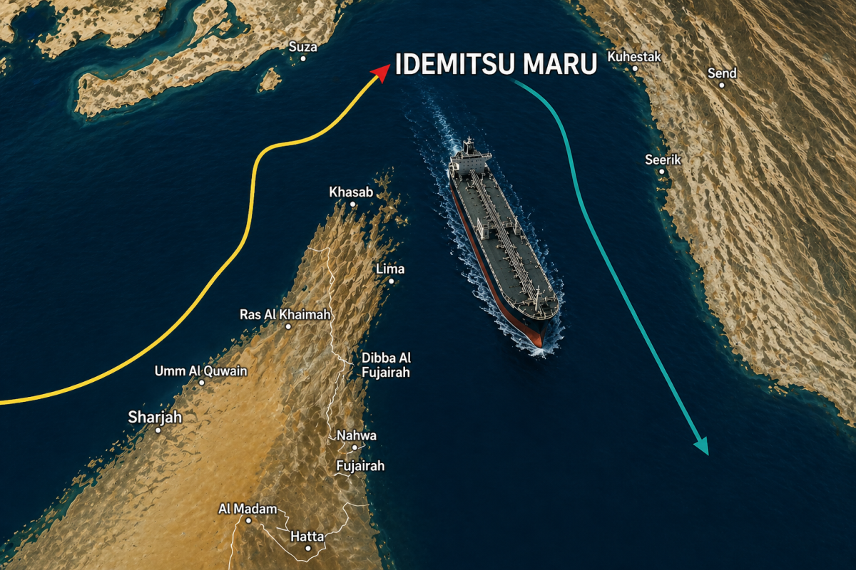 미국·이스라엘의 이란 공격 이후 약 두 달간 페르시아만에 묶여 있던 일본 유조선 ‘이데미쓰마루’가 28일(현지시간) 호르무즈 해협을 빠져나왔다. 봉쇄 이후 첫 통과로, 62일 만이다. 챗GPT생성