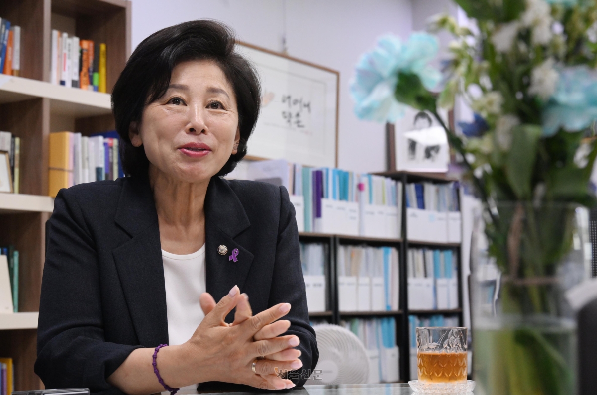 남인순 더불어민주당 의원. 안주영 전문기자