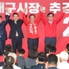 전당대회 방불케 한 추경호 개소식…“보수의 심장 지키자”