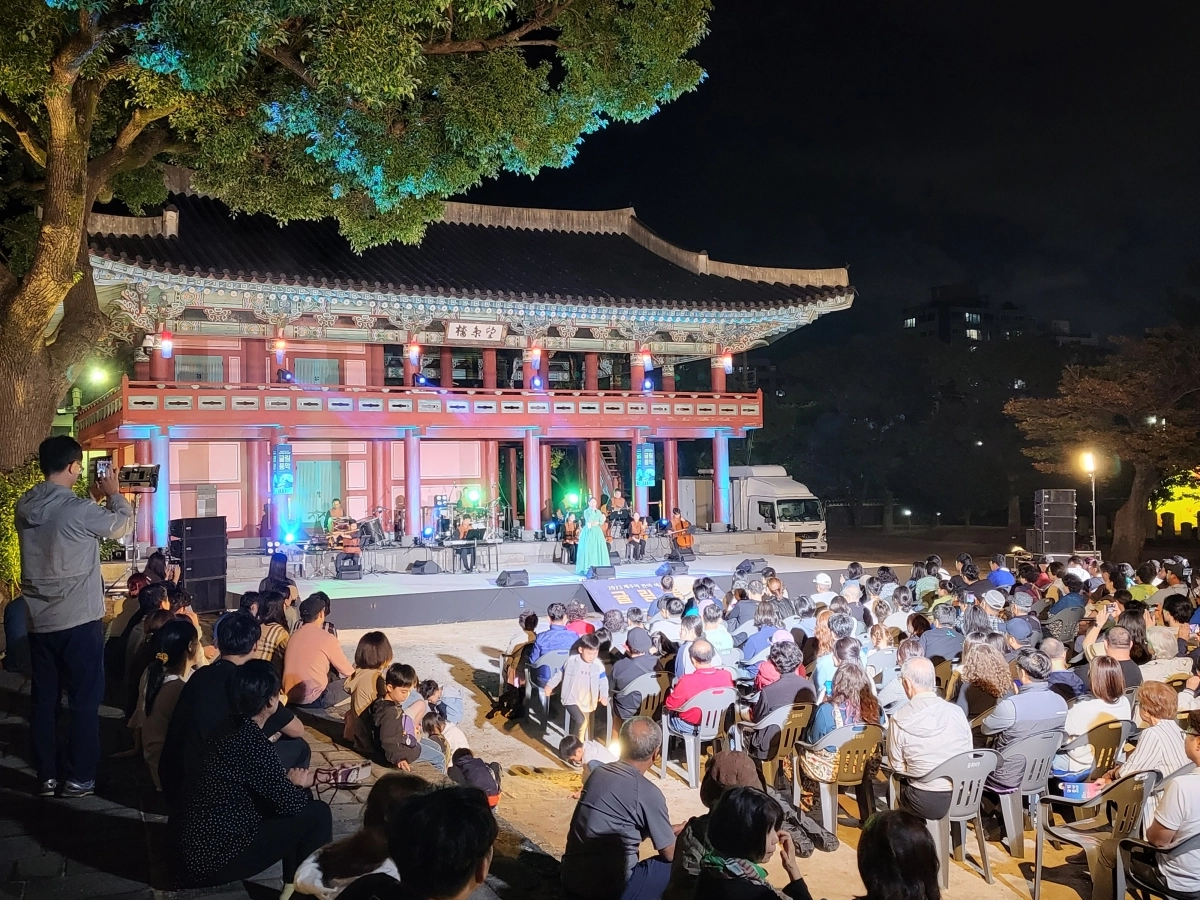 제주목 관아 야간개장 ‘귤림야행’이 지난 1일부터 10월 말까지 이어지고 있다. 제주도 제공