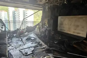 “모든 걸 다 잃었다…억장 무너져” 의왕 화재 윗집 처참한 모습