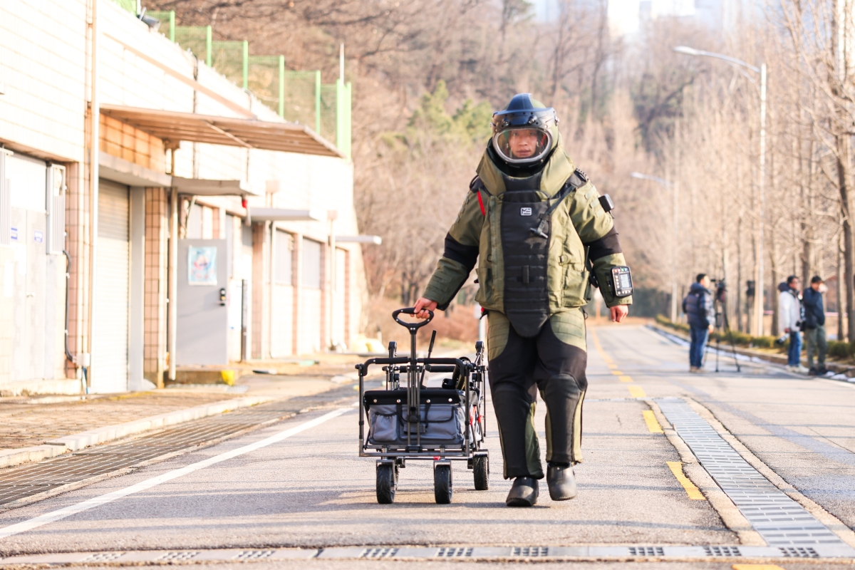 폭발물처리반(EOD). 해당 기사와 직접적인 관련 없음. 서울신문DB